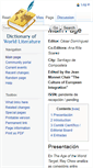 Mobile Screenshot of dictionaryworldliterature.org